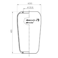 BURDUF PERNA AER MERCEDES/EVOBUS 737N Vibracoustic V1F26