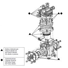 Kit piston compresor Knorr Bremse K021479K50
