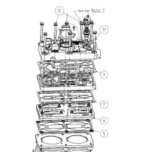 Kit supape compresor Knorr Bremse K091891K50