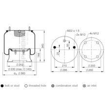 PERNA AER 4810NP05 SAF 2918V CU PISTON Phoenix 1D28A12