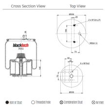 PERNA AER BPW 30K 940MB CU PISTON PLASTIC Blacktech RML7051CP