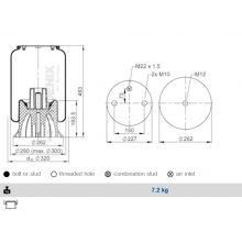 PERNA AER SCHMITZ 4158NP03 CU PISTON PLASTIC Phoenix 1DK20B1