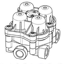 Supapă protectie 4 cai (AE) AE4610 Knorr Bremse II37462