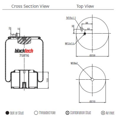 PERNA AER 4705N1P03 Blacktech RML75816C3