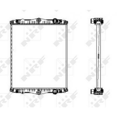 Radiator fara rama DAF LF45 LF55 NRF 509744