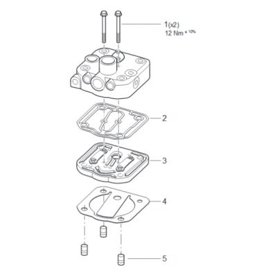 Valve Plate Knorr Bremse II38147F0064